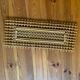 Vintage rectangle rattan bamboo mirror