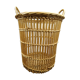 Wicker wastepaper basket