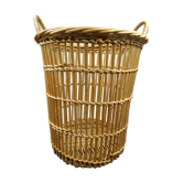 Wicker wastepaper basket
