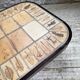 Table basse Capron « herbier » ovale