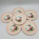 6 vintage dessert plates in porcelain, Pagnossin - Treviso Italy.