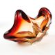 Bol Sommerso de Murano, en verre, design de F. Poli, Italie, années 1950.