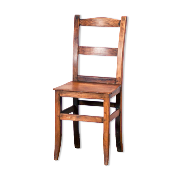 Chaise d'appoint / chaise de cuisine en bois ancien