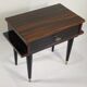 NIGHTSTAND in MACASSAR EBONY - 1960s