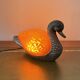 Vintage bronze duck lamp