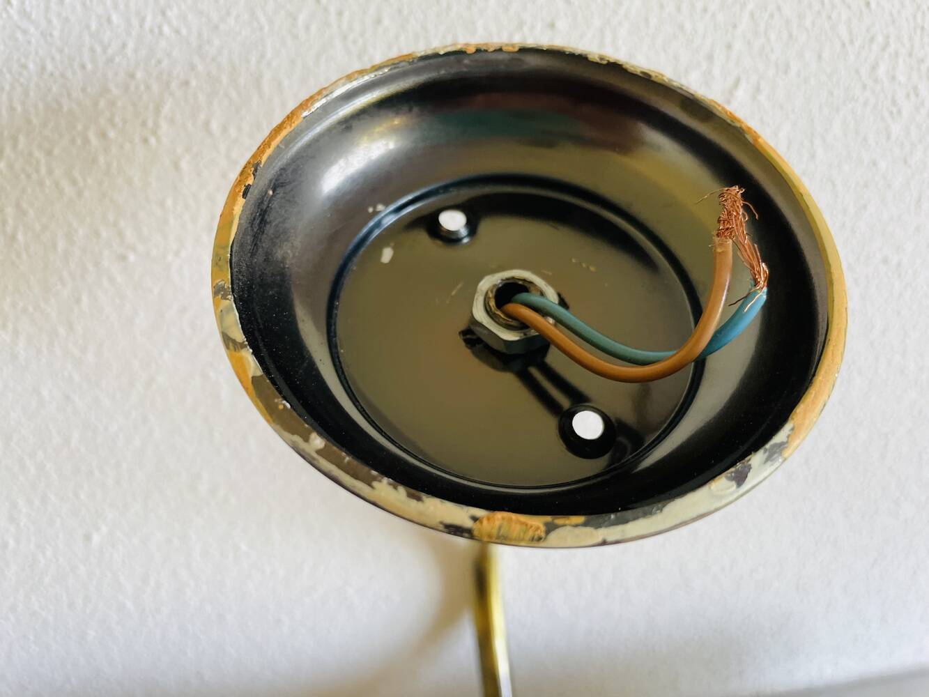 Pair brass wall picture art lights