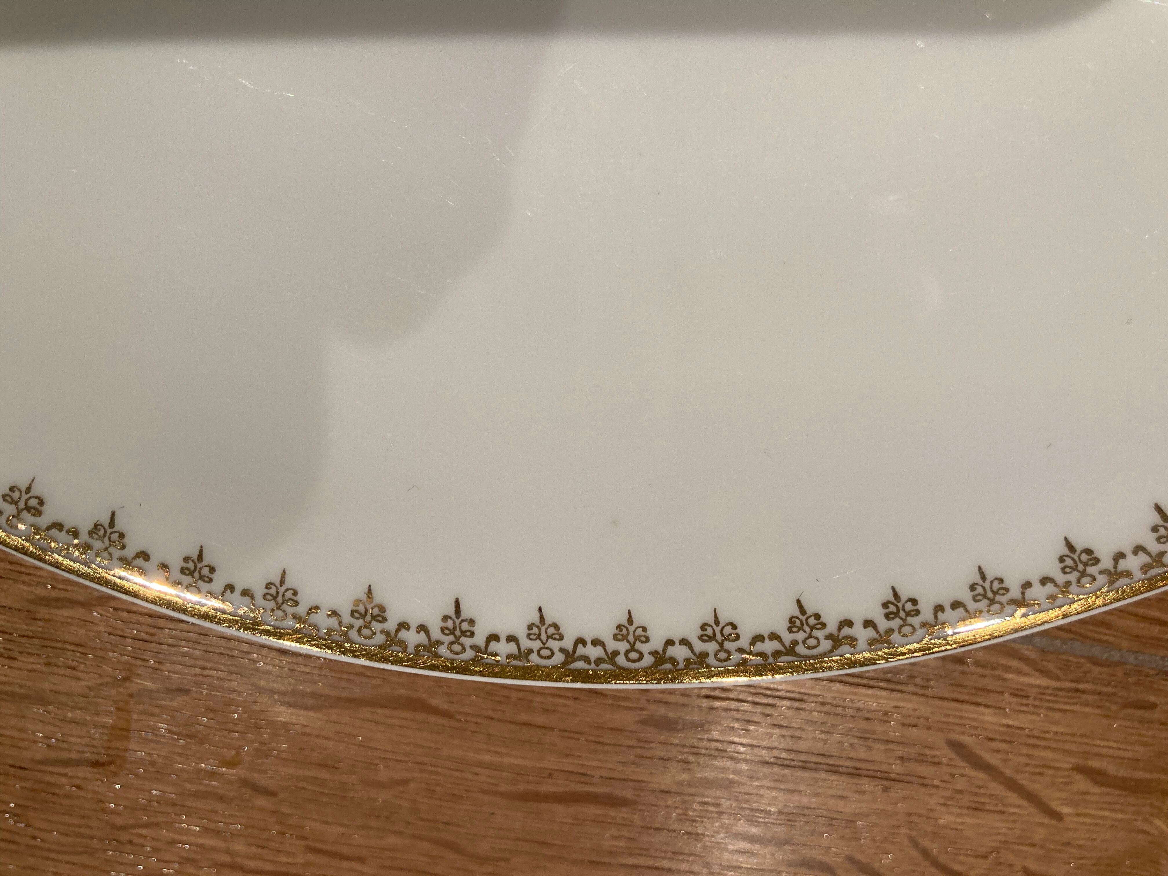 Series of 17 plates Limoges Haviland