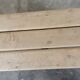 Paire de bancs d'école vintage métal et bois