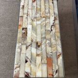 Coffee table in stone marquetry