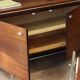 Mid-century sideboard in rosewood and chrome metal