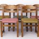 Set of 5 Vintage Dining Chairs, 1960s–1970s | Colorful Upholstered Vintage