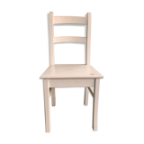 Chaise en chêne peint , Dauphine Flamant