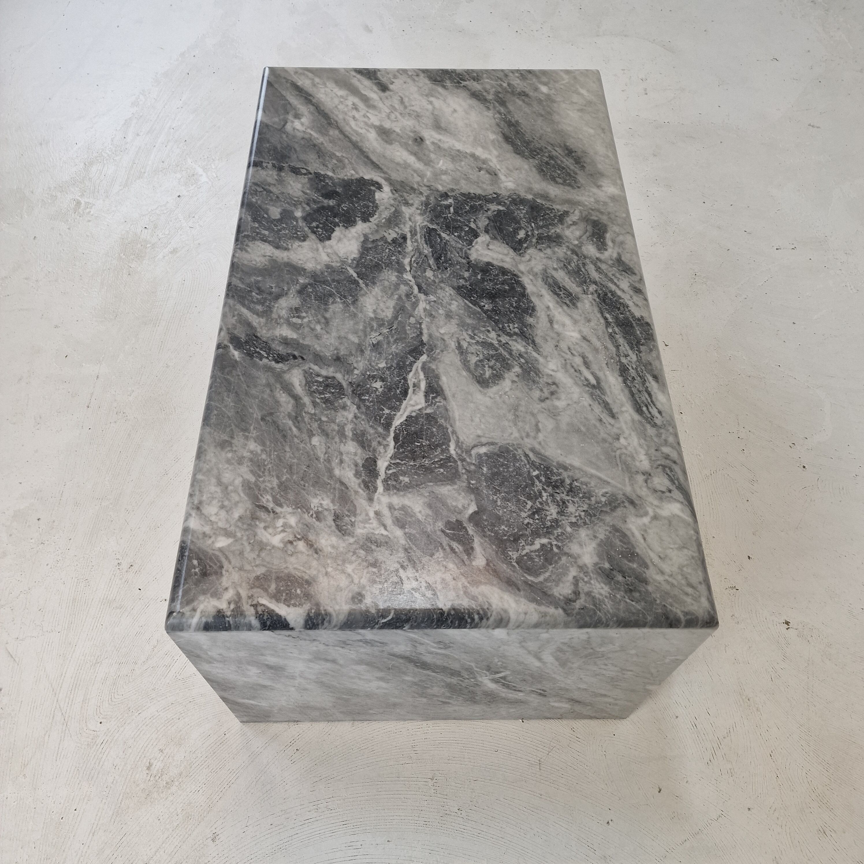 Italian marble coffee or side table, 1980s