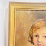 tableau: Portrait de jeune fille début 20ème siècle