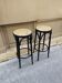 Paire de tabourets de bar bistrot