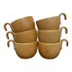 Lot de 6 tasses en grès