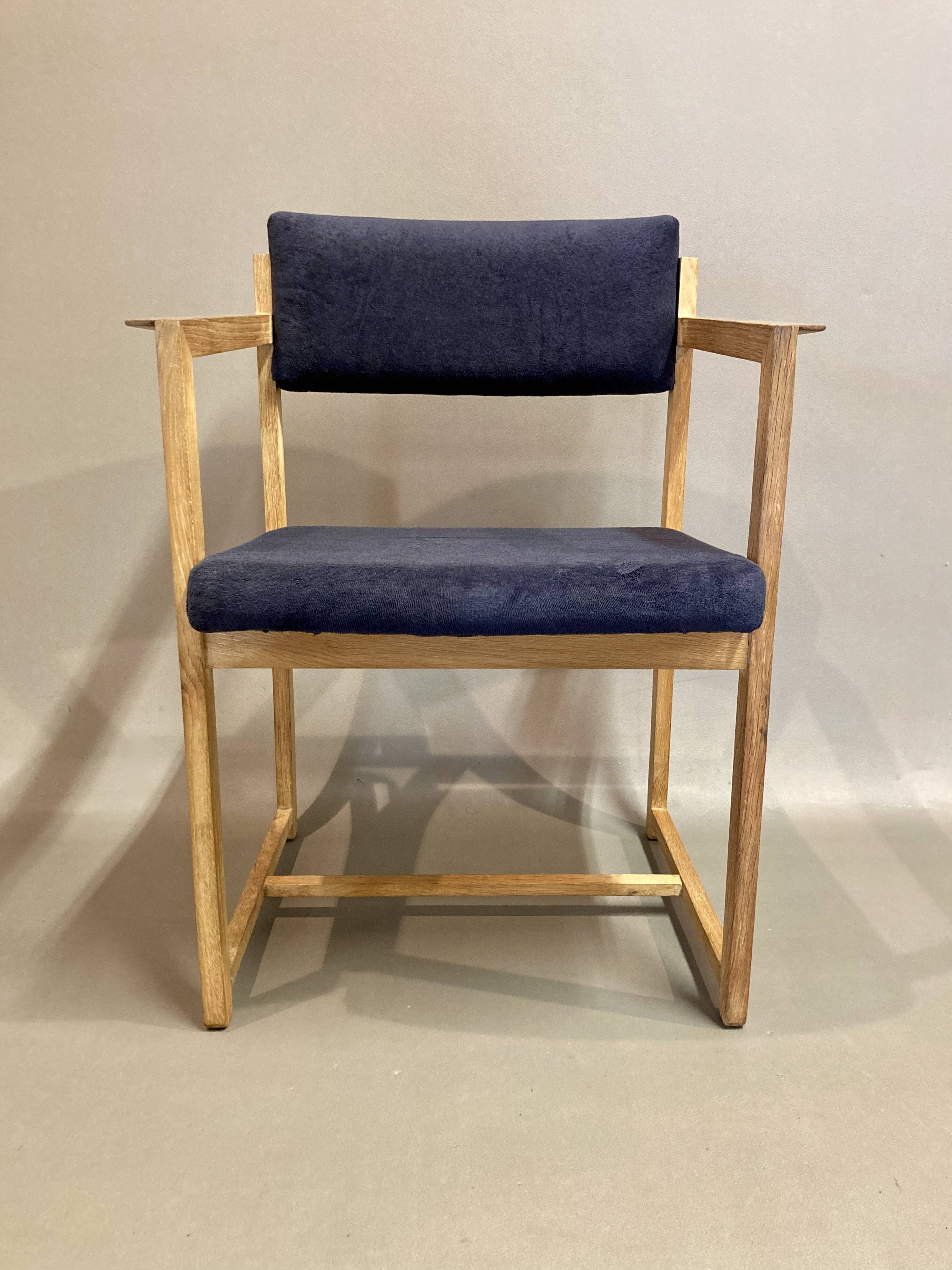 Duo of "Scandinavian Design" armchairs 1960.