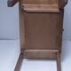 Table de chevet croisillons bois vintage