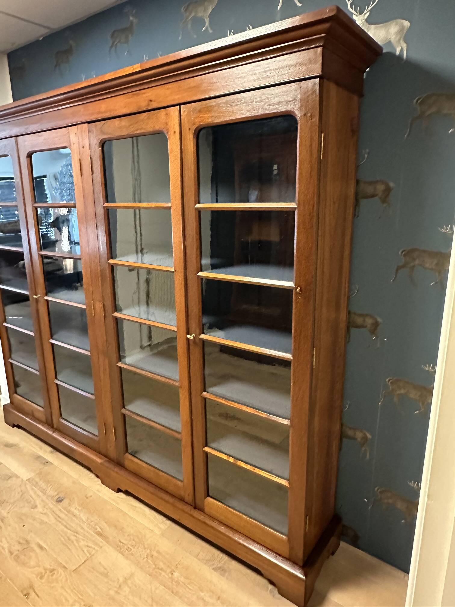 Large antique bookcase