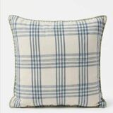 Linen plaid cushion cover - 50cmx50cm - Inner cushion not included.