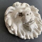 Plaster lion head, early 20th century, Academy of Fine Arts of Saint Gilles, Belgium