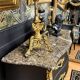 Commode Sauteuse Louis XV avec Marbre
