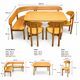 Very rare Ansager mobler set, table , sofa 3x chairs / corner bench