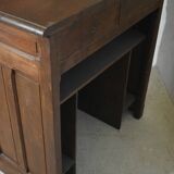 Old solid oak counter shop checkout