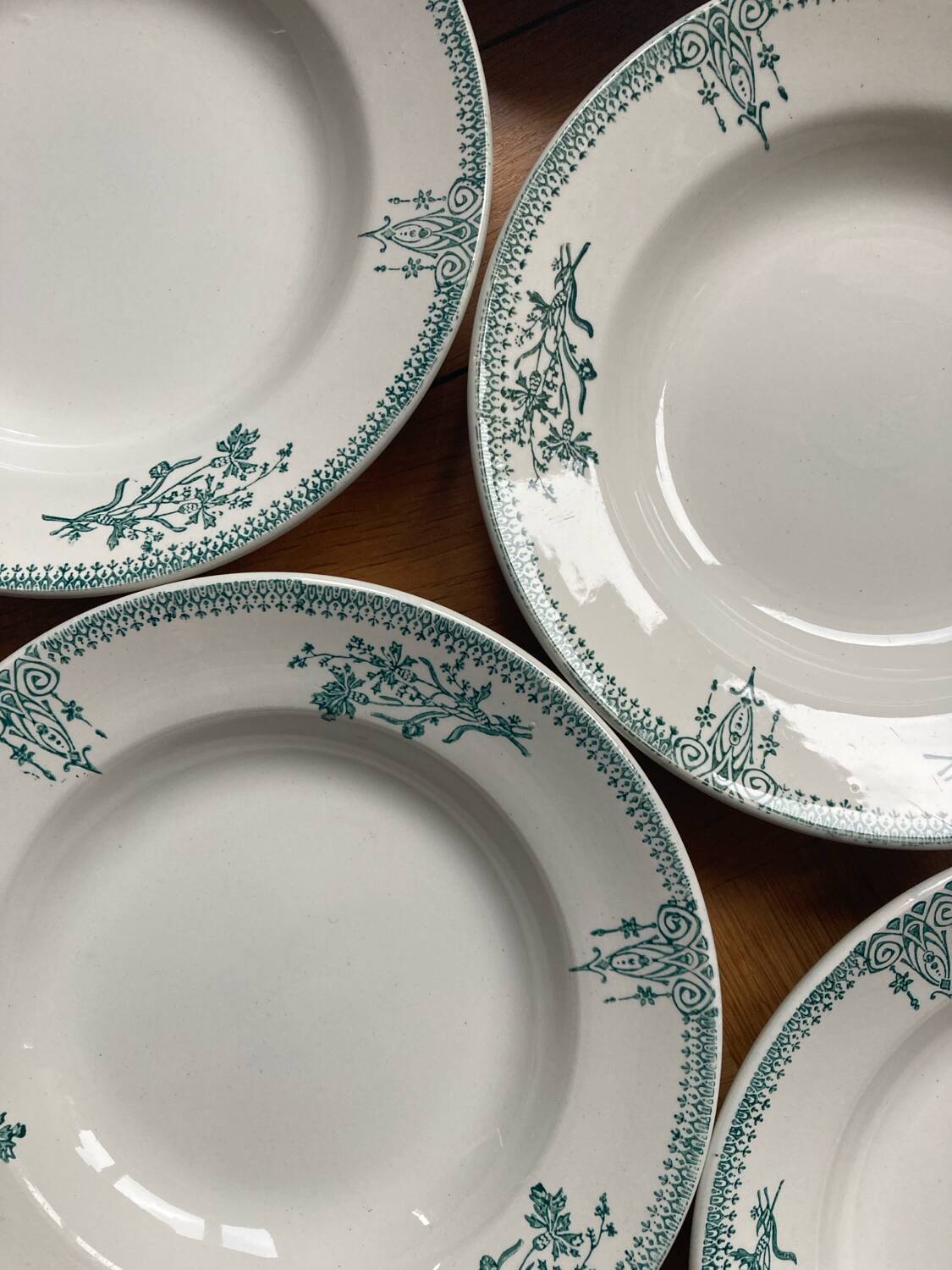 Saint Amand deep plates ironstone