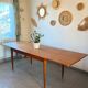 Danish table from the 1960s (very large when extended)