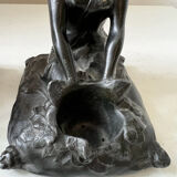 Serre-livres Art nouveau régule Femme orient 1900