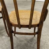 Pair of chairs bistrot Thonet Austria 1900 canning stamped