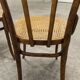 Paire de chaises bistrot Thonet Austria 1900 cannage estampillées