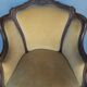 Bergere Louis XV ep 1930/40 walnut gondola