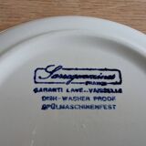 4 deep plates Sarreguemines
