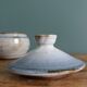 Ceramic pot, signed Atch, Chantal and Thierry Robert