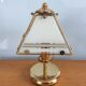 Vintage brass and glass lamp from the 70s