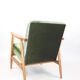 Vintage green velvet armchair, 1970