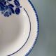 Set of 10 vintage hollow plates in Badonviller earthenware