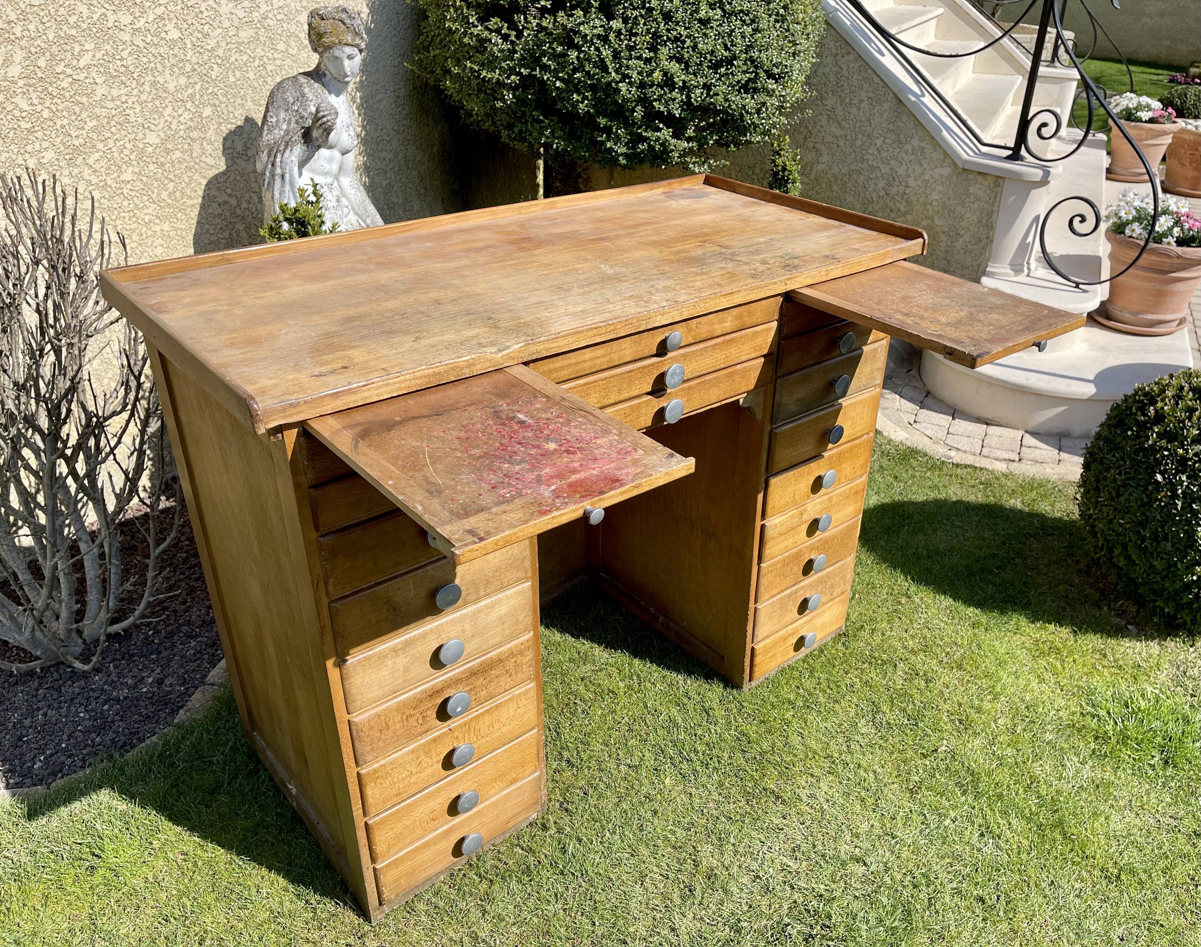 Watchmaker's workbench in beech