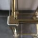 Brass side table, 1970s-1980s