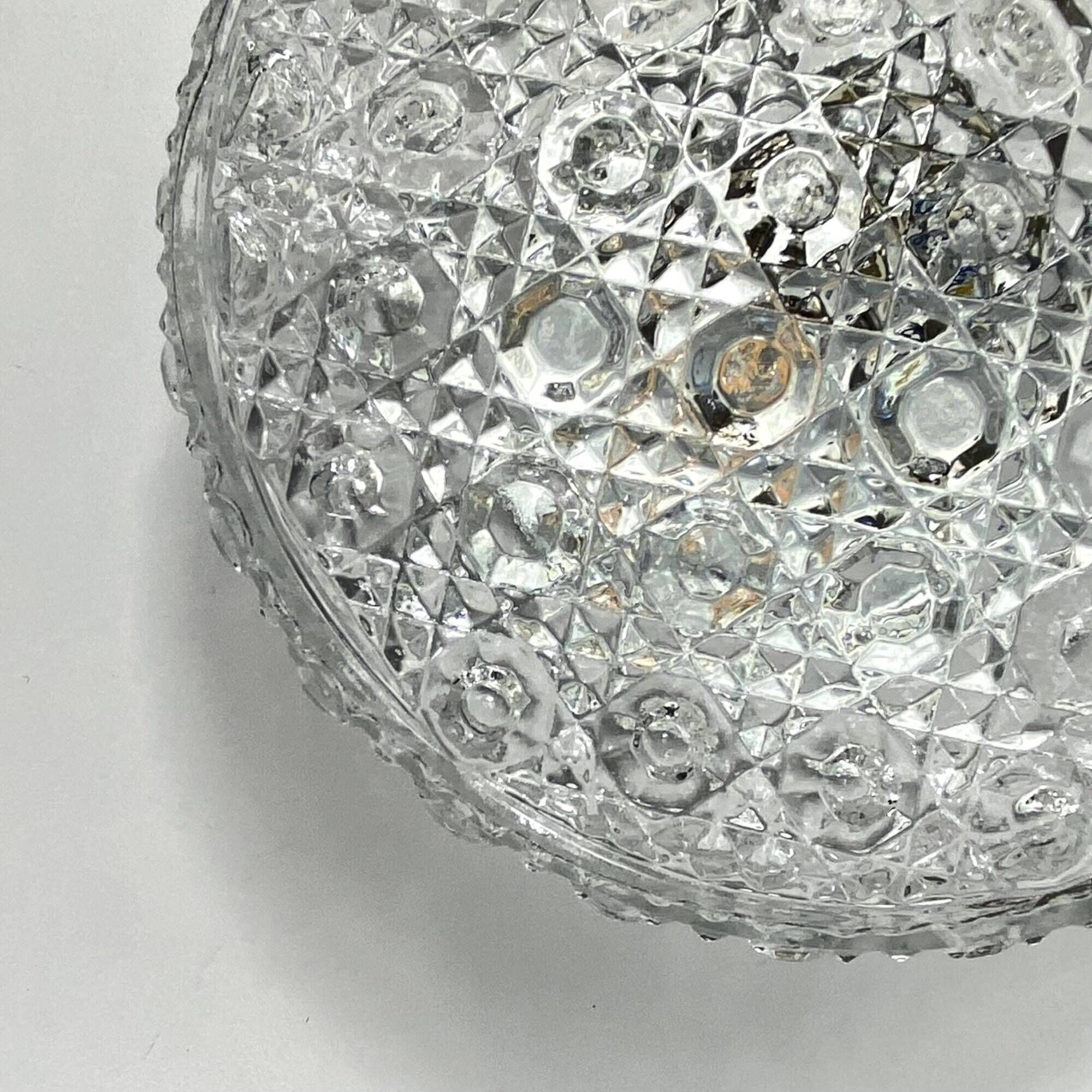 Minimalist round glass ceiling light wall light 1970 1980 seventies eighties LAMP-7256