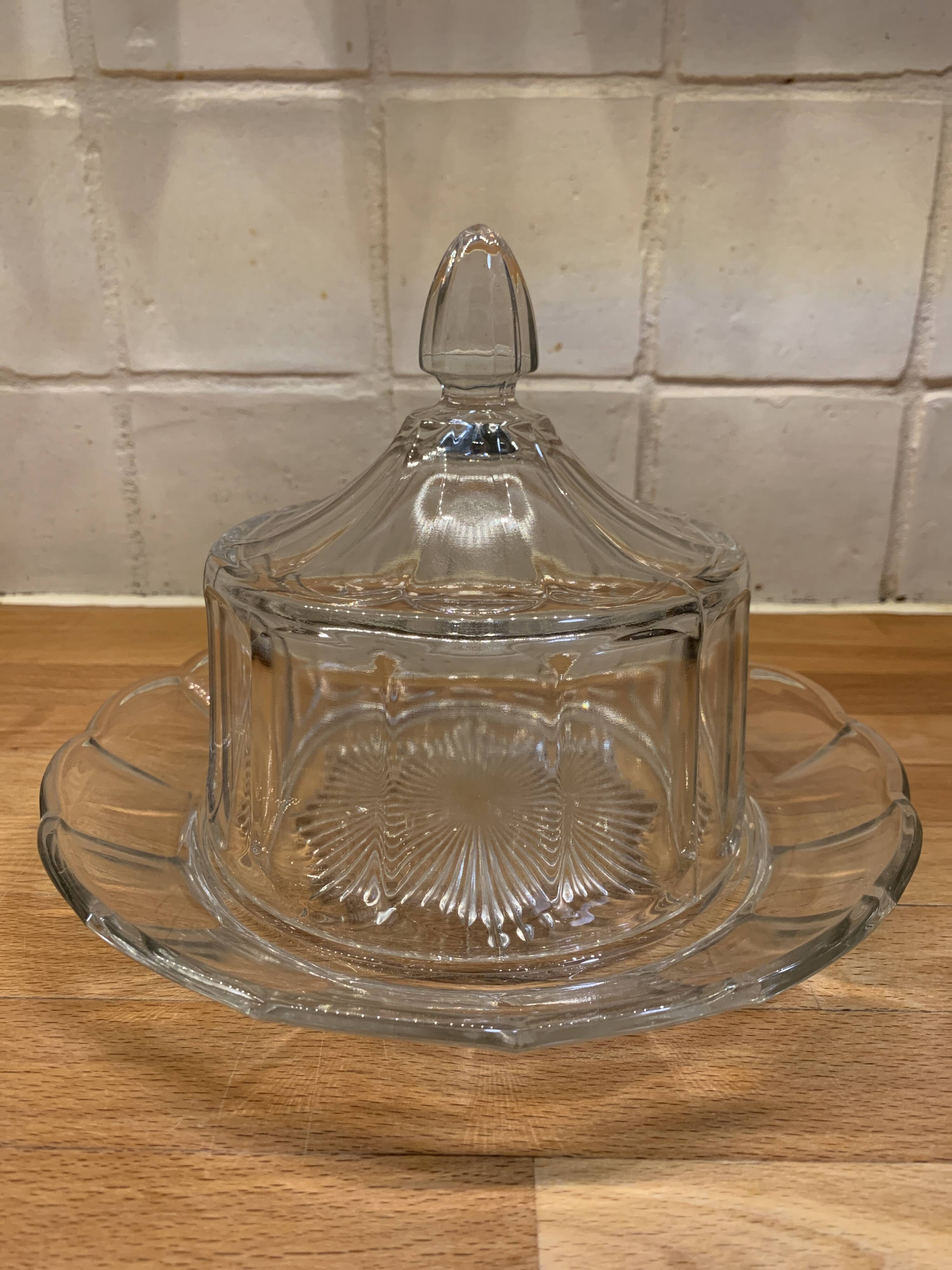 Val Saint Lambert Belgium art deco 1935 butter bell