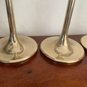 Set of 4 brass candle holders from Villeroy & Boch 45 to 21cm