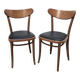 Pair of Banana bistro chairs, TON
