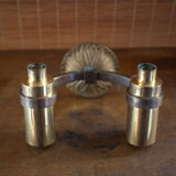 Vintage bronze wall lamp