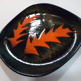 Vintage Dish • Pocket tray • Ceramic • Vallauris • In the style of Gilbert Valentin • 1950-1960