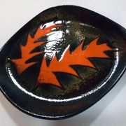 Vintage Dish • Pocket tray • Ceramic • Vallauris • In the style of Gilbert Valentin • 1950-1960