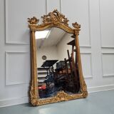 Ornate antique french mirror c1860