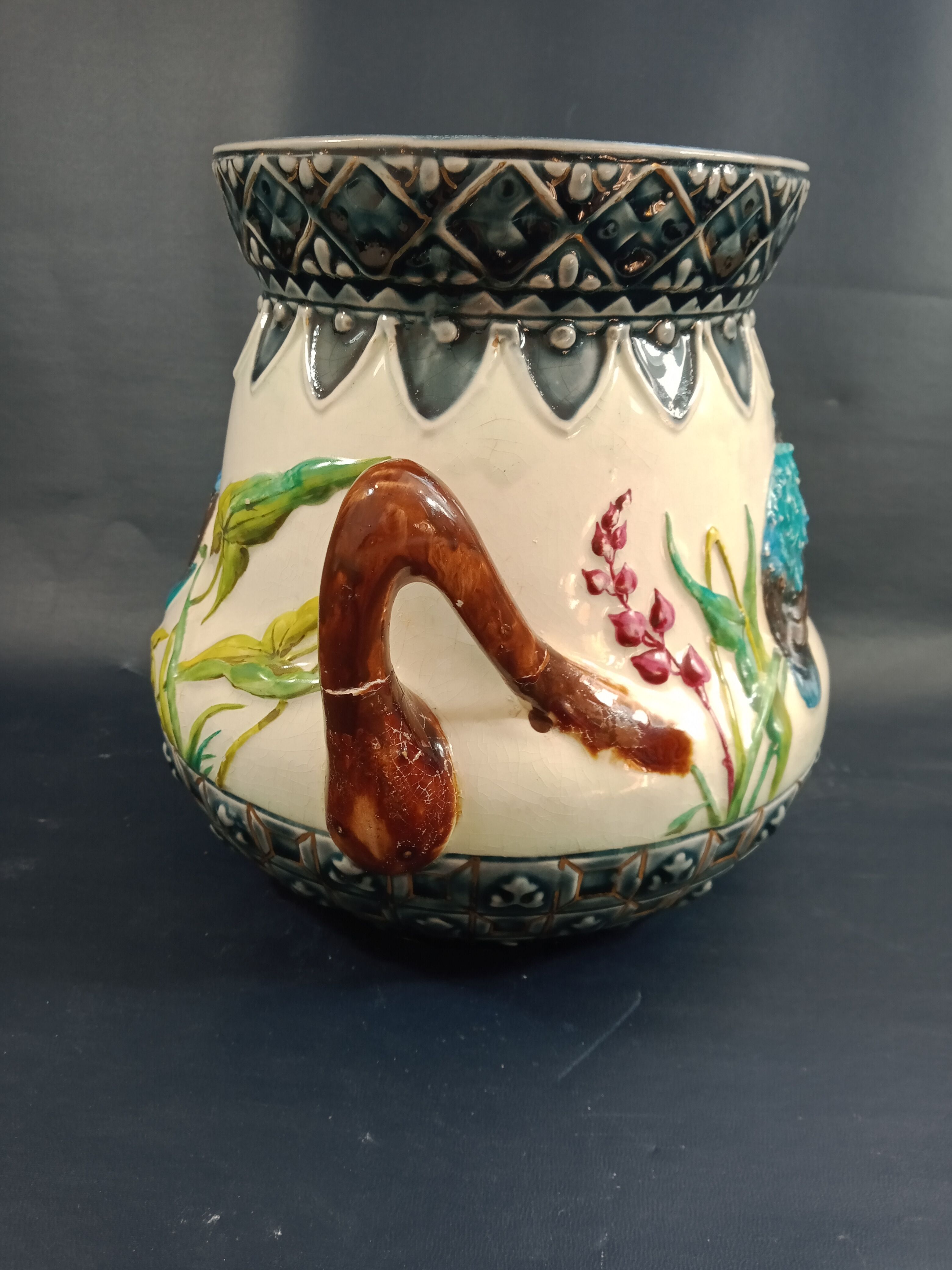 Vase dabbling art nouveau